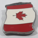 Waving Canada Flag Enamel Metal Belt Buckle Bottle Opener