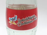 Coca Cola Classic Saskatchewan Centennial 2005 237 mL 7 1/2" Tall Clear Glass Soda Pop Bottle