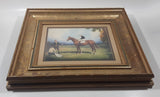 Vintage Sir Alfred Munnings Hyperion Horse Painting 12" x 14" Framed 6" x 8" Print