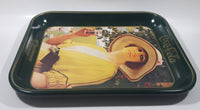 Vintage 1980 60th Anniversary of Coca-Cola in Vancouver 1920-1980 Yellow Dress Woman Official Tray