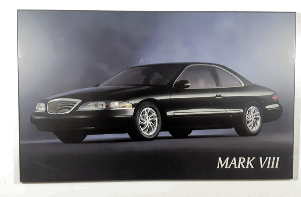 Plak-It 1994 to 1998 Lincoln Mark VIII 13" x 22" Hardboard Wood Plaque Poster Print Wall Hanging