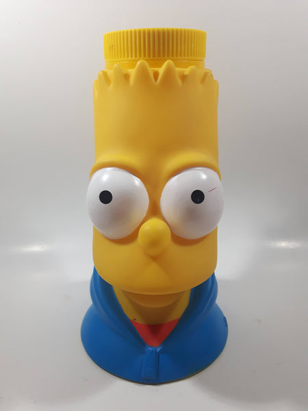 2010 Universal Studios Fox Matt Groening's The Simpsons Bart Simpson Shaped 9 1/2" Tall Travel Bottle No Straw