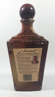 Vintage Jim Beam Kentucky Whisky Buck Deer 10 1/2" Tall Brown Amber Glass Decanter Bottle