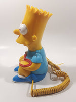 1990 20th Century Fox The Simpsons Bart Simpson Shaped 8" Tall Telephone