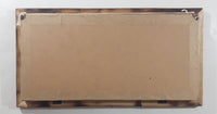 Vintage Firemen Fireighters Firefighting Wood Cased Shadow Box