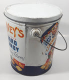 Antique Lowney's Superior Hard Candy with Delicious Flavors 5 Lbs Tin Metal Can Pail with Lid Sherbrooke, Quebec, Canada