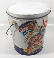 Antique Lowney's Superior Hard Candy with Delicious Flavors 5 Lbs Tin Metal Can Pail with Lid Sherbrooke, Quebec, Canada