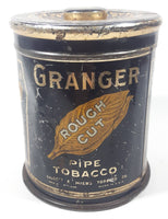 Vintage Granger Rough Cute Pipe Tobacco 6" Tall Tin Metal Canister Ligget & Myers Tobacco Co.