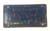 Vintage 1950 Pennsylvania Yellow Lettering Dark Blue Vehicle License Plate Metal Tag 38675