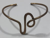 Vintage Metal Brass Tone Bangle Bracelet