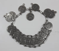 1313 1188 Coin Token Medallion Themed Metal 7" Long Bracelet