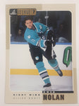 1998 Pinnacle Beehive #22 NHL Owen Nolan San Jose Sharks Right Wing Jumbo 5" x 7" Photo Hockey Card