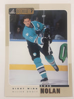 1998 Pinnacle Beehive #22 NHL Owen Nolan San Jose Sharks Right Wing Jumbo 5" x 7" Photo Hockey Card