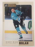 1998 Pinnacle Beehive #22 NHL Owen Nolan San Jose Sharks Right Wing Jumbo 5" x 7" Photo Hockey Card