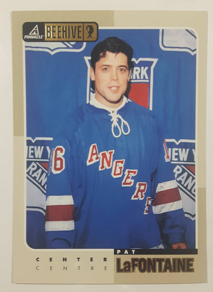 1998 Pinnacle Beehive #43 NHL Pat LaFontaine New York Rangers Center Jumbo 5" x 7" Photo Hockey Card