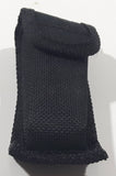 Black Canvas Velcro Belt Loop Accessory Holder