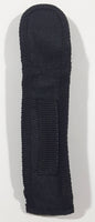 Black Canvas Velcro Belt Loop Accessory Holder