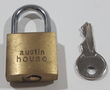 Austin House Lock and Key 1 3/8" Tall