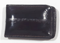 Dark Brown Leather Magnetic Money Clip 3/8" x 1 5/8" x 2 3/8"