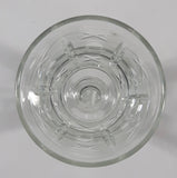 Vintage Star and Circle Pattern 3 3/4" Tall Clear Crystal Glass Cup