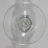 Vintage Star and Circle Pattern 3 3/4" Tall Clear Crystal Glass Cup