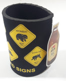 2005 Australia Road Signs Themed Foam Koozie Can Bottle Holder with Tags