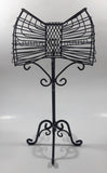 Bow Tie Shaped Metal Bow Tie Holder Stand 14" Tall