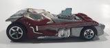 1996 Hot Wheels First Editions Twang Thang Metalflake Silver With Dark Red Guitars Die Cast Toy Car Vehicle