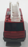 1992 Tonka Red Fire Ladder and Hook Truck DieCast Toy Vehicle - McDonald's Happy Meal