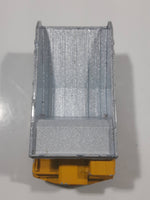 Majorette No. 274 Benne Carriere Quarry Super Dump Truck 1/100 Scale Yellow Grey  Die Cast Toy Car Vehicle