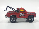 Majorette 24HR Service Depanneuse Tow Truck Red Die Cast Toy Car Vehicle