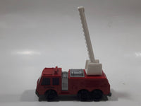 1992 Tonka Red Fire Ladder and Hook Truck DieCast Toy Vehicle - McDonald's Happy Meal