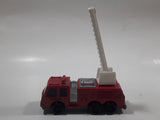 1992 Tonka Red Fire Ladder and Hook Truck DieCast Toy Vehicle - McDonald's Happy Meal