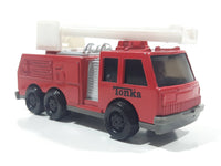 1992 Tonka Red Fire Ladder and Hook Truck DieCast Toy Vehicle - McDonald's Happy Meal