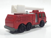 1992 Tonka Red Fire Ladder and Hook Truck DieCast Toy Vehicle - McDonald's Happy Meal