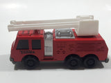 1992 Tonka Red Fire Ladder and Hook Truck DieCast Toy Vehicle - McDonald's Happy Meal