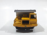 Majorette No. 274 Benne Carriere Quarry Super Dump Truck 1/100 Scale Yellow Grey  Die Cast Toy Car Vehicle