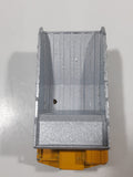 Majorette No. 274 Benne Carriere Quarry Super Dump Truck 1/100 Scale Yellow Grey  Die Cast Toy Car Vehicle