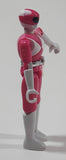 1993 Bandai Mighty Morphin Power Rangers Kimberly Pink and White 4 3/4" Tall Plastic Toy Action Figure