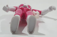 1993 Bandai Mighty Morphin Power Rangers Kimberly Pink and White 4 3/4" Tall Plastic Toy Action Figure