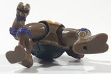 1991 Playmates Mirage Studios TMNT Teenage Mutant Ninja Turtles Donatello 4" Tall Plastic Toy Action Figure