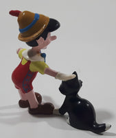 Disney Applause Pinocchio Petting Figaro the Black and White Cat 2 1/2" Tall Toy Figure