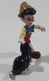 Disney Applause Pinocchio Petting Figaro the Black and White Cat 2 1/2" Tall Toy Figure