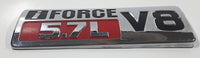 2007-2013 Toyota Tundra iForce V8 5.7L Chrome and Red A005 Side Front Fender Car Emblem Logo OEM