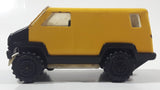 Vintage 1978 Tonka Scramblers Delivery Van Yellow and Black Pressed Steel and Plastic Toy Car Vehicle