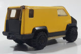 Vintage 1978 Tonka Scramblers Delivery Van Yellow and Black Pressed Steel and Plastic Toy Car Vehicle
