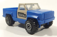 Vintage 1978 Tonka Pickup Truck Blue and Grey Plastic Pressed Steel Die Cast Toy Car Vehicle