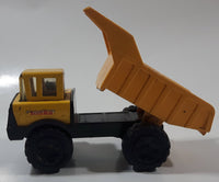 Vintage 1980s Tonka Dump Truck Plastic Pressed Steel Die Cast Toy Car Construction Equipment Vehicle 5 1/2" Long Made in Mexico