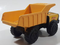 Vintage 1980s Tonka Dump Truck Plastic Pressed Steel Die Cast Toy Car Construction Equipment Vehicle 5 1/2" Long Made in Mexico