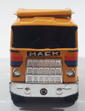 Vintage 1980 Buddy L Construction Company Mack Dump Truck Pressed Steel and Plastic Toy Car Vehicle Made in Macau